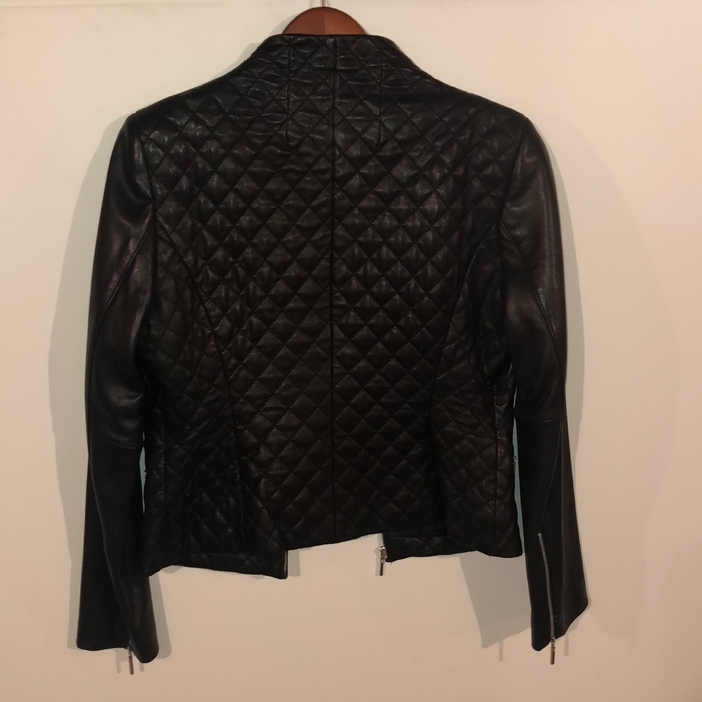 Leather Context Jacket - image 4